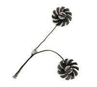 FDMOZRE 2Pcs/Set FD7010H12S T128010SH Graphics Video Card Fan VGA GPU Cooler For ASUS R9 270X/270 For GTX 960/970 GTX960 GTX970(5Pin FD7010H12S)