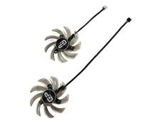 FDMOZRE 2Pcs/Set FDC10H12S9-C GPU Cooler Graphics Card Fan For PNY for GeForce RTX 2070 SUPER 8GB XLR8 for Gaming Overclocked Edition(Type B FDC10H12S9C)