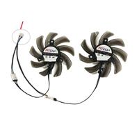 FDMOZRE 2Pcs/Set FDC10H12S9-C GPU Cooler Graphics Card Fan For PNY for GeForce RTX 2070 SUPER 8GB XLR8 for Gaming Overclocked Edition(Type A FDC10H12S9C)