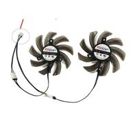 FDMOZRE 2Pcs/Set FDC10H12S9-C,GPU Cooler Graphics Card Fan For PNY for GeForce RTX 2070 SUPER 8GB XLR8 Gaming Overclocked Edition(Type A FDC10H12S9C)
