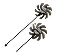 FDMOZRE 2Pcs/Set FDC10H12S9-C,GPU Cooler Graphics Card Fan For PNY for GeForce RTX 2070 SUPER 8GB XLR8 Gaming Overclocked Edition(Type B FDC10H12S9C)