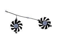 FDMOZRE 2Pcs/Set,FL8015 12VB FL801512VB,VGA GPU Cooler Video Card Fan For AMD MLLSE RTX 3070M 8GB For RX 5500 XT 5500XT 8gb