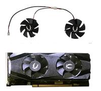 FDMOZRE 2Pcs/Set FS1250-S2053A,GPU Cooler T125010SU Graphics Card Fan For ZOTAC Gaming GeForce GTX 1650 Profile gtx1650 lp