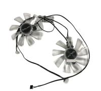 FDMOZRE 2Pcs/Set FY10015M12LPA,GPU Cooler,Video Cards Fan For GALAX RTX2080 RTX 2070 Super EX 2060 PLUS White (1-Click OC)