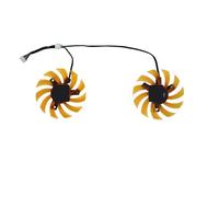 FDMOZRE 2Pcs/Set,GA81S2U,GPU Cooler Video Cards Fan For Powercolor RX 560D R7-260X HD7750 HD7770 R7-350 Server Graphics Cooling