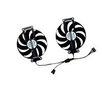 FDMOZRE 2Pcs/Set,Graphics Card Fan T129215SU PLA09215S12H For ASUS DUAL RTX 3060Ti V2 OC For 3060 12GB(PLA09215S12H)