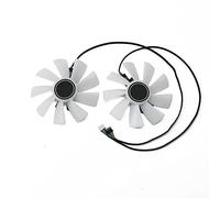 FDMOZRE 2pcs/Set RTX2080 GPU Cooler Graphics Card Fans For GALAX for KFA2 RTX 2070 2080 SUPER 8GB EX Cooling Replace Fan(WHITE)
