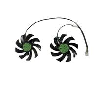 FDMOZRE 2Pcs/Set T129215BU,GPU Cooler For 51RISC RX 5600 XT 6G D6 For PowerColor RX5700 RX6700XT 12G Graphics Cards T129215SH(T129215SH)