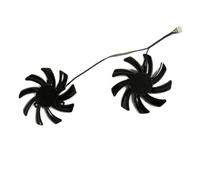 FDMOZRE 2Pcs/Set T129215BU Video Cards Fan For Kuroutoshikou for GALAKURO RD RX 5600XT 5700 XT Graphics Cooler T129215SH(T129215BU)