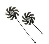 FDMOZRE 2Pcs/Set TH9210S2H-PAA01 GA91S2U FDC10H12S9-C Graphics Card Fan GPU Cooler For Palit RTX 2080 2070 2060 DUAL GamingPro(9mm Plug TH9210S2H)