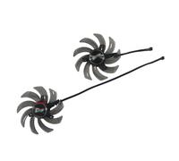 FDMOZRE 2Pcs/Set TH9210S2H-PAA01 GA91S2U FDC10H12S9-C Graphics Card Fan GPU Cooler For Palit RTX 2080 2070 2060 DUAL GamingPro(5.5mm Plug TH9210S)