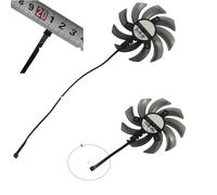 FDMOZRE 2Pcs/Set TH9210S2H-PAA01 GA91S2U FDC10H12S9-C Graphics Card Fan GPU Cooler For Palit RTX 2080 2070 2060 DUAL GamingPro(5.5mm Plug FDC10H12)