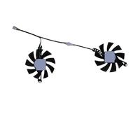 FDMOZRE 2Pcs/Set VGA GPU Cooler Graphics Card Fan,FL8015 12VB FL801512VB For AMD MLLSE RX 590 GME 8GB GamingVideo Cards Cooling