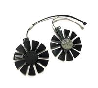 FDMOZRE 2pcs/Set,Video Cards Fan T129215SU VGA GPU Cooler,PLD09210S12HH For Kllisre RX 580 8GB GDDR5 256Bit 2048SP Type A/B(Type b Fan PLD09210)