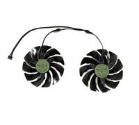 FDMOZRE 2Pcs T129215SU,PLD09210S12HH,GPU Cooler,Graphics Video Card Fan, For GIGABYTE P106-100 6G GTX 1660 GTX1650 SUPER(T129215SU)