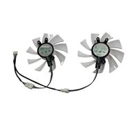 FDMOZRE 2Pcs Video Cards Fan Cooler,GA92S2H, For KFA2 GTX1660 SUPER EX White, for GTX 1660Ti EK, For RTX 2060 1-Click OC(White GA92S2H)