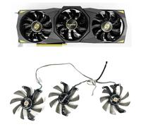FDMOZRE 3PCS 85MM 4PIN T129215SU For LEADTEK for WinFast RTX3070 3070ti 3080 3080ti for HURRICANE Graphics Card Cooler Fan Cooling