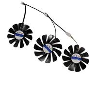 FDMOZRE 3Pcs FDC10U12S9-C,Video Cards Fan,GPU Cooler, For XFX RX 5700 XT RX5700XT CF1010U12S(CF1010U12S)