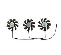 FDMOZRE 3Pcs GA81S2U,T128010SU,GPU Cooler, For Amd for XFX for Radeon VII, For PowerColor AX RX 570 4GB, for GIGABYTE for GTX1660Ti 6700 5700 XT(GA81S2U)