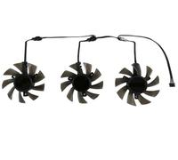 FDMOZRE 3Pcs GA81S2U,T128010SU,GPU Cooler, For Amd for XFX for Radeon VII, For PowerColor AX RX 570 4GB, for GIGABYTE for GTX1660Ti 6700 5700 XT(T128010SU)