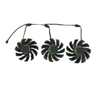 FDMOZRE 3Pcs/Set,75MM,T128010SU,GPU Cards Fan,VGA Cooler Video For GIGABYTE RX 6600XT EAGLE For Gigabyte 6750 GRE 10g(1 Power Plug T128010)