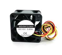 FDMOZRE 4cm 9GV0412P3J03 9GV0412J303 4028 12V 0.6A Cooling Fan(9GV0412P3J03 4wire)