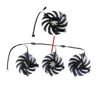 FDMOZRE 85mm CF-12915S Graphics Card Fan For INNO3D RTX 3070 3070Ti 3080 3080Ti 3090 for ICHILL X4 OC VGA Video GPU Cooler CF-12910S(1 Piece B FAN)