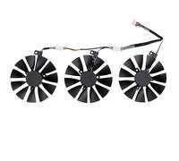 FDMOZRE 87MM FDC10U12S9-C FDC10H12S9-C Cooling Fan For ASUS for ROG STRIX RTX 2060 Super 2070 for GAMING Graphics Card Cooler T129215SH(Black 3-Fan FDC)