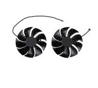 FDMOZRE 87MM PLA09215S12H Cooling Fan For EVGA for GeForce RTX 2060 2070 2080 Super Ti XC ULTRA Black Graphics Card Cooler(Black 2-Fan)