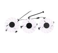 FDMOZRE 88MM CF-12910S 12V 0.35A Cooling Fan For AXGaming for RTX 3080 3080ti 3090 X3W Graphics Card Cooler(White 3-Fan)