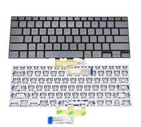 FDMOZRE Canadian French Azerty Keyboard For ASUS for Zenbook UX462 UM462 UM462D UX462DA UX462FA UX462F FR CF Laptop Keyboards 0KNB0-262NFR00(Canadian French)
