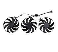 FDMOZRE CF9010U12D 12V 0.45A Cooling Fan For ASUS for GeForce RTX 3060 Ti 3070 3080 3090 TUF OC for GAMING Graphic Card Cooler(Black 3-Fan)