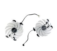 FDMOZRE Cooling Fan 102MM GFY10015H12SPA 4PIN 6PIN For KFA2 for Galax for GeForce RTX 3060 3060Ti 3070 3070Ti EX White Graphics Card Fans(4pinand6pin)