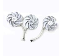 FDMOZRE Cooling Fan 87mm 4pin PLD09210B12HH RTX4060 TI GPU FAN For MSI for GeForce RTX 4060 Ti for GAMING X SLIM WHITE 16G graphics card(3pcs)