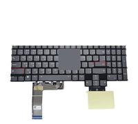 FDMOZRE Czech US UK TI Hungarian RGB Backlit Keyboard For Lenovo for Legion S7 16IAH7 16ARHA7 Y9000X R9000X 2022 Keyboards PT5SY SN21F36029(TI RGB)