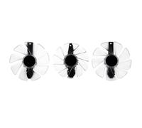 FDMOZRE FD10015M12D FDC10H12D9-C Replacement Cooling Fan For Sapphire RX 5700 XT 8GB NITRO Video Card Cooler CF1015H12D CF9010H12D(White 3-Fan FD)