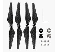 FDMOZRE For 3 Types 4Pcs/Set Carbon Fiber for 9450F For DJI Phantom 4 With base Drone(4pcs black silver-2)