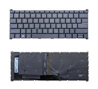 FDMOZRE For ACER A314-36/36M/36P-P6WW TMP214-54 Series N22Q14 Laptop Keyboard(Gray backlit US)