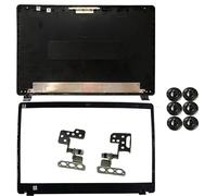 FDMOZRE For Acer for Aspire 3 A315-42 A315-42G A315-54 A315-54K A315-56 N19C1 laptop LCD Back Cover/Front Bezel(Black A B H screw)