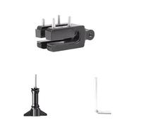 FDMOZRE For Aluminum Bracket for Mount Clamp For GoPro 13 12 11 for Insta360 X5/4/3 for DJI for Action 5Pro/4/3 Osmo for 360 Camera for Motorcycle Windshield Clip