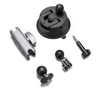 FDMOZRE For Car Suction Cup for Mount Bracket For DJI for Action5 for GoPro 13 for Insta360 X5/4/3 for Camera Windshield Window 360° Adjustable Holder