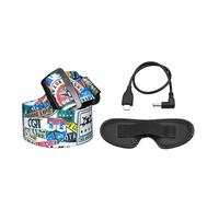 FDMOZRE For DJI for Avata Drone Goggles 2 for Head Strap Flight Glasses Headband for Fixing Belt Bandage Charging Line Manager(Bundle 3)