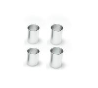 FDMOZRE For Drone for Diy Quadcopter Arm Landing Gear 20mm 22mm 25mm 30mm Carbon Fiber Tube Aluminium Alloy Ring(D23 tube ring 4pcs)