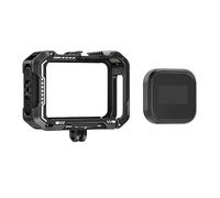 FDMOZRE For GoPro Hero 13/12/11/10/9 For Aluminum Metal Case Frame Horizontal and For Vertical Camera(Advanced Cage)