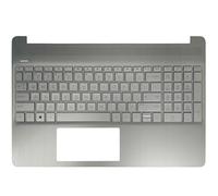 FDMOZRE For HP 15-DY 15T-DY 15-EF 15S-EQ 15s-FQ TPN-Q222 EA0P5002010 laptop LCD Back Cover/Front Bezel/Palmrest Upper/BOTTOM CASE(Silver US)