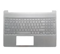 FDMOZRE For HP 15-DY 15T-DY 15-EF 15S-EQ 15s-FQ TPN-Q222 EA0P5002010 laptop LCD Back Cover/Front Bezel/Palmrest Upper/BOTTOM CASE(Silver SP)