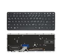 FDMOZRE For HP for EliteBook for Folio 1040 G1 G2 Series Backlit Keyboard 736933-001 736933-081 736933-161 736933-201 736933-261(US New Black light)