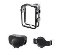 FDMOZRE For Metal Cage Case For DJI for Osmo for 360 Camera for Aluminum Alloy Frame for OSMO Lens Guard(B)