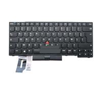 FDMOZRE FR GR RU UK Backlight Keyboard For Lenovo for ThinkPad E480 E485 E490 E495 L380 L390 T490 Backlit(FR no backlit)