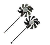 FDMOZRE FY09015M12LPA Video Card Fan VGA Cooler,2Pcs/Set For KFA2 GTX 1660 SUPER (1-Click OC) For kfa2 RTX 2060 3060Ti 3060 1-Click OC(2 Plugs FY09015M)
